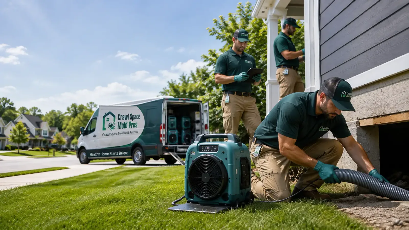 Crawl Space Mold Removal in Alden, NY